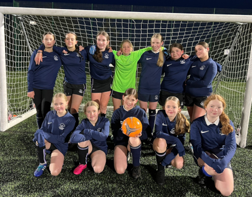 Year 7/8 Girls' Football Team Shine in Local Tournament